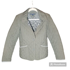 Tommy Hilfiger Olive color Quilted Jacket Light Weight casual outings business